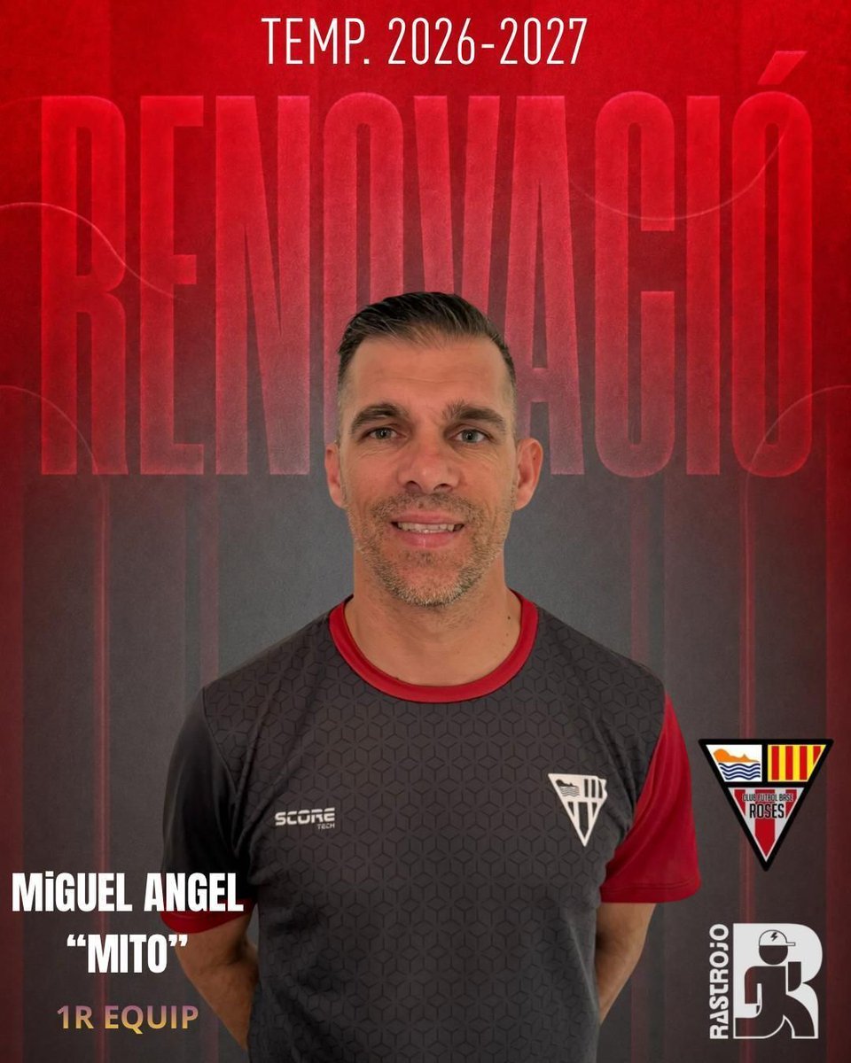 cfbaseroses's tweet photo. ⚽️ [PRIMER EQUIP] Què podem dir d'en Mito? 15 temporades amb nosaltres, extrem molt hàbil, amb experiència en categories superiors... un jugador que seguirà meravellant-nos a La Vinyassa!

💯 Som-hi Base!!

#cfbaseroses #baseroses #somdelbase #somelquevolemser #futbolcat https://t.co/3hxzIUfV3s