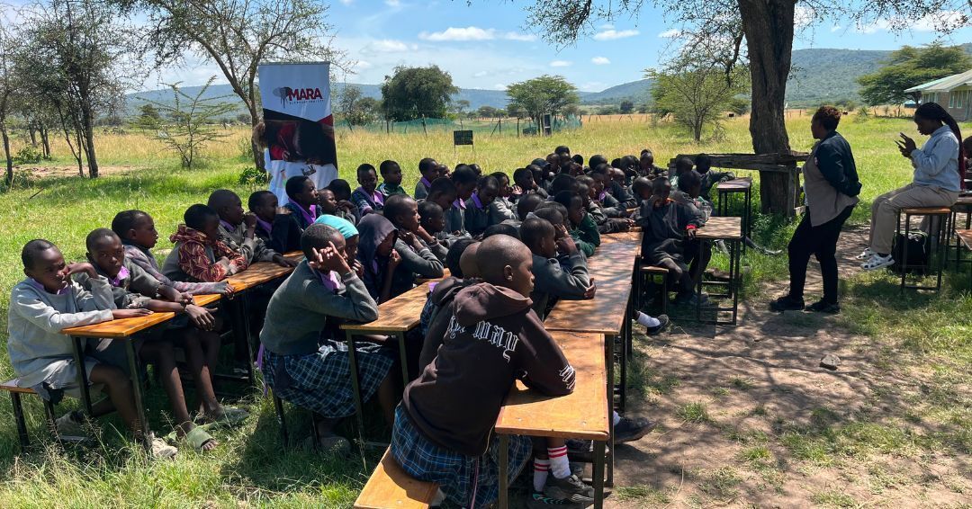 MaraElephant's tweet photo. How do you discuss the complexities of human-elephant conflict with children who experience it first-hand?

This is a question the Mara Elephant Project education team is always trying to answer, especially during educational sessions at local schools.

They approach every student engagement with authenticity, grounding conversations in real experiences of living alongside wildlife. When speaking with students aged 10-16 at Pusanki and Ngosuani Comprehensive Schools, the team was able to connect classroom learning to everyday realities in the Mara.

The discussion quickly became interactive, with students raising thoughtful questions about crop damage, safety near wildlife areas, and how to respond when elephants move close to homes and farms.

In response, the team drew on lived experience working and growing up in elephant range, sharing practical, locally relevant strategies for staying safe while also protecting wildlife and the surrounding habitat.

The message throughout was simple and honest: we were you. Concerned about living with wildlife, wanting to see change, and choosing to take action to make coexistence possible.

By the end of the session, discussions had shifted from concern to responsibility, with students actively exploring how they can play a role in protecting wildlife within their own communities.