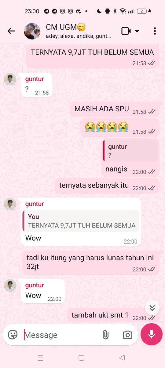 desclaid's tweet photo. semoga yang keterima PTN terus kena UKT mentok kanan &amp; yang daftar PTS UKT se abrek, besoknya ada yang ngetok pintu rumah sambil bawa koper terus bilang "mbak/mas, ini ada uang 100jt untuk sebulan" https://t.co/eUdJHvEijH
