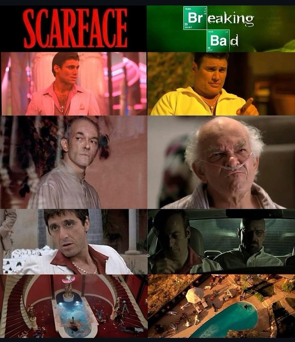 bestofbreakin's tweet photo. Scarface is a prequel to Breaking Bad https://t.co/R8zvyQMznE