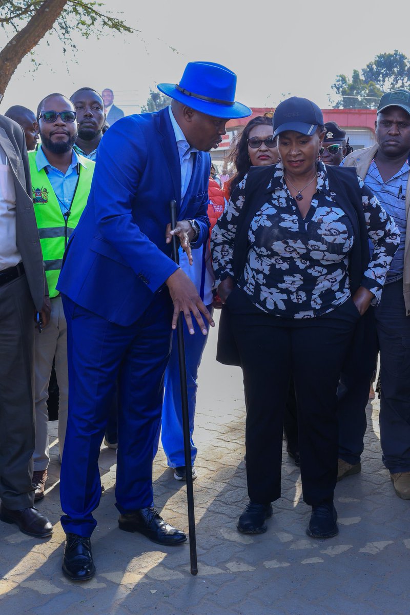 Wavinya_Ndeti's tweet photo. My government recognizes that improving urban access and mobility is key to enhancing service delivery, safety, and local economic growth.

Inspected the completed works at St. Mary’s - Lau - Kivutini - Assembly area, including cabro paving, walkways, drainage systems, street lighting, and road furniture. These improvements have made movement safer and more convenient, especially during adverse weather, while reducing flooding risks and enhancing security.

The upgraded infrastructure has created a cleaner, more organized, and more livable environment. It is also expected to boost economic activity by improving access for over 400 SMEs, increasing customer traffic, expanding business opportunities, and strengthening the local economy while improving residents’ quality of life.