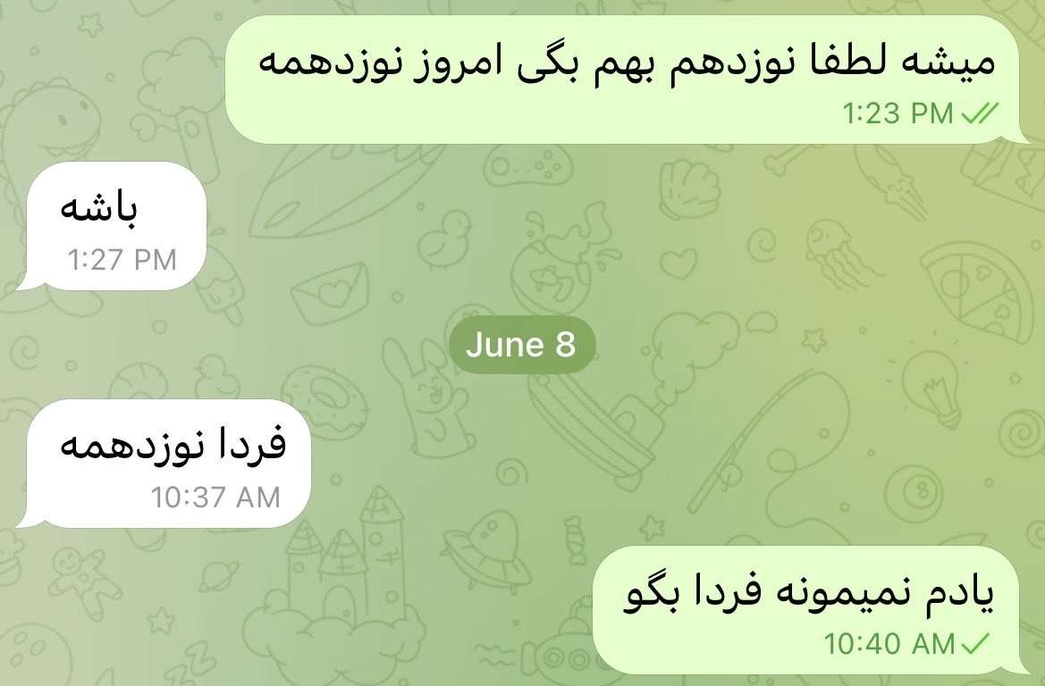 set__aG's tweet photo. وضعیت حافظه‌م: https://t.co/yac5PLR827