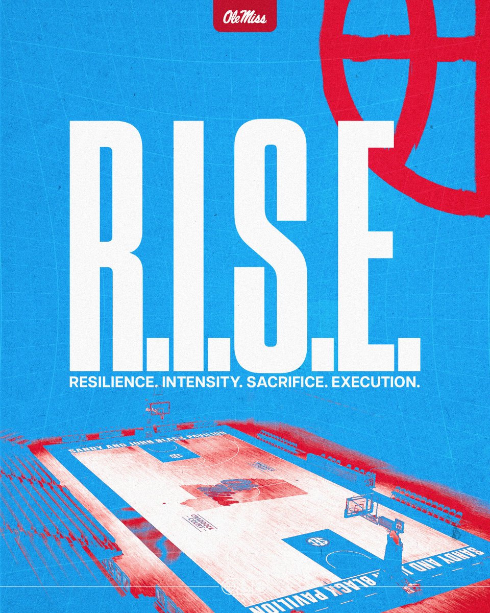 OleMissWBB's tweet photo. Introducing our word for the 2026-27 season...R.I.S.E. 👏

@YolettMcCuin x #RISE https://t.co/eMf1etMoBy