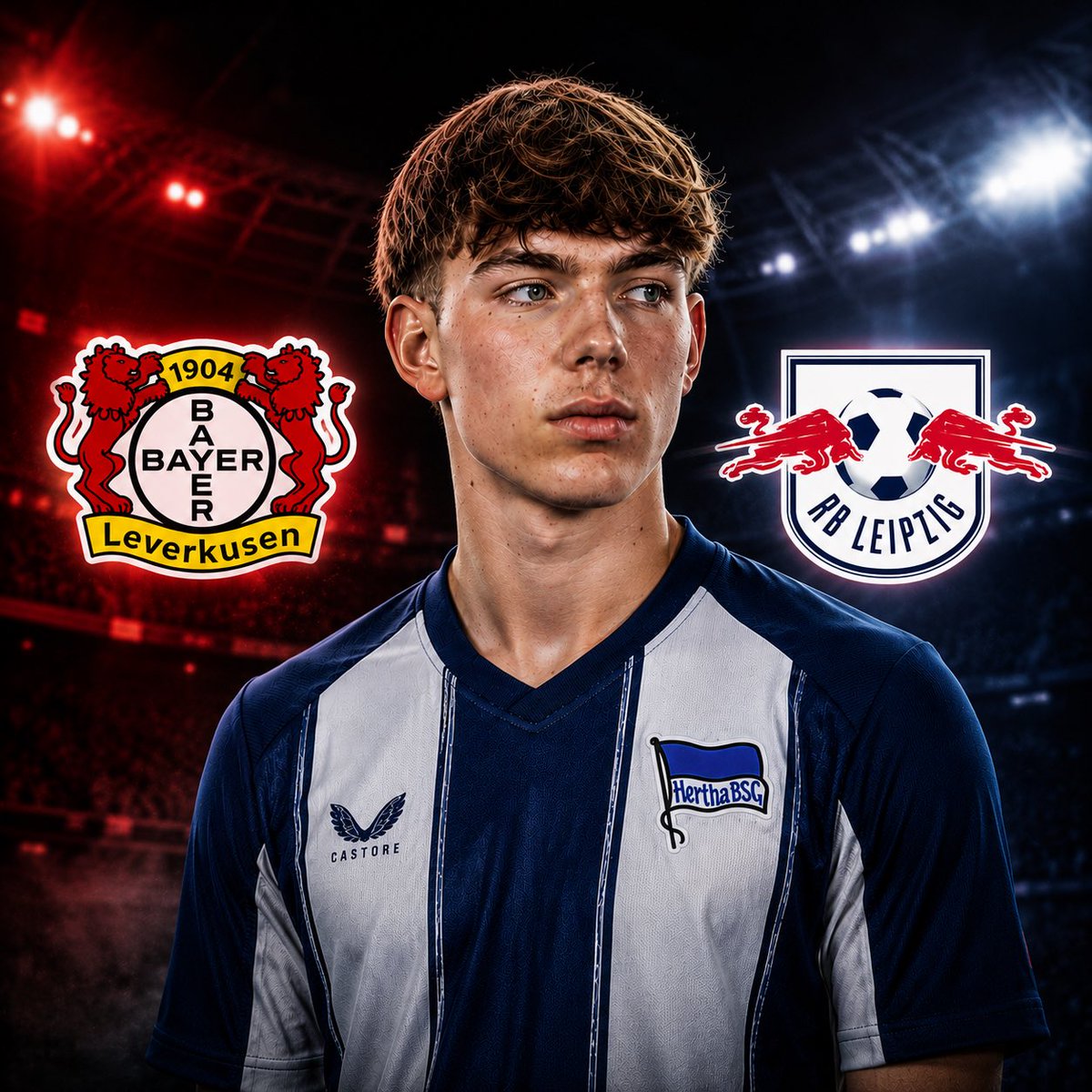 FuchsFootball's tweet photo. 🚨🔴⚪ 𝗘𝗫𝗖𝗟𝗨𝗦𝗜𝗩𝗘:

Bayer Leverkusen and RB Leipzig are leading the race for Hertha talent Kennet Eichhorn. 🇩🇪⭐

Decision expected soon with his release clause set to expire on Monday. ⏳👀

@SkySportDE 

#Bayer04 #RBLeipzig #Eichhorn #TransferNews #FuchsFootball https://t.co/ULMkHMVDhH