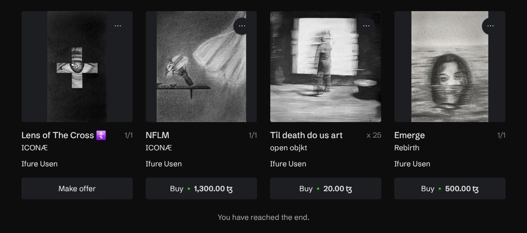 real_Ifyarts's tweet photo. Tezos is down, check out my art on @objktcom and pick some or all 👀

#TEZOSTUESDAY https://t.co/Ja07zpfG3j