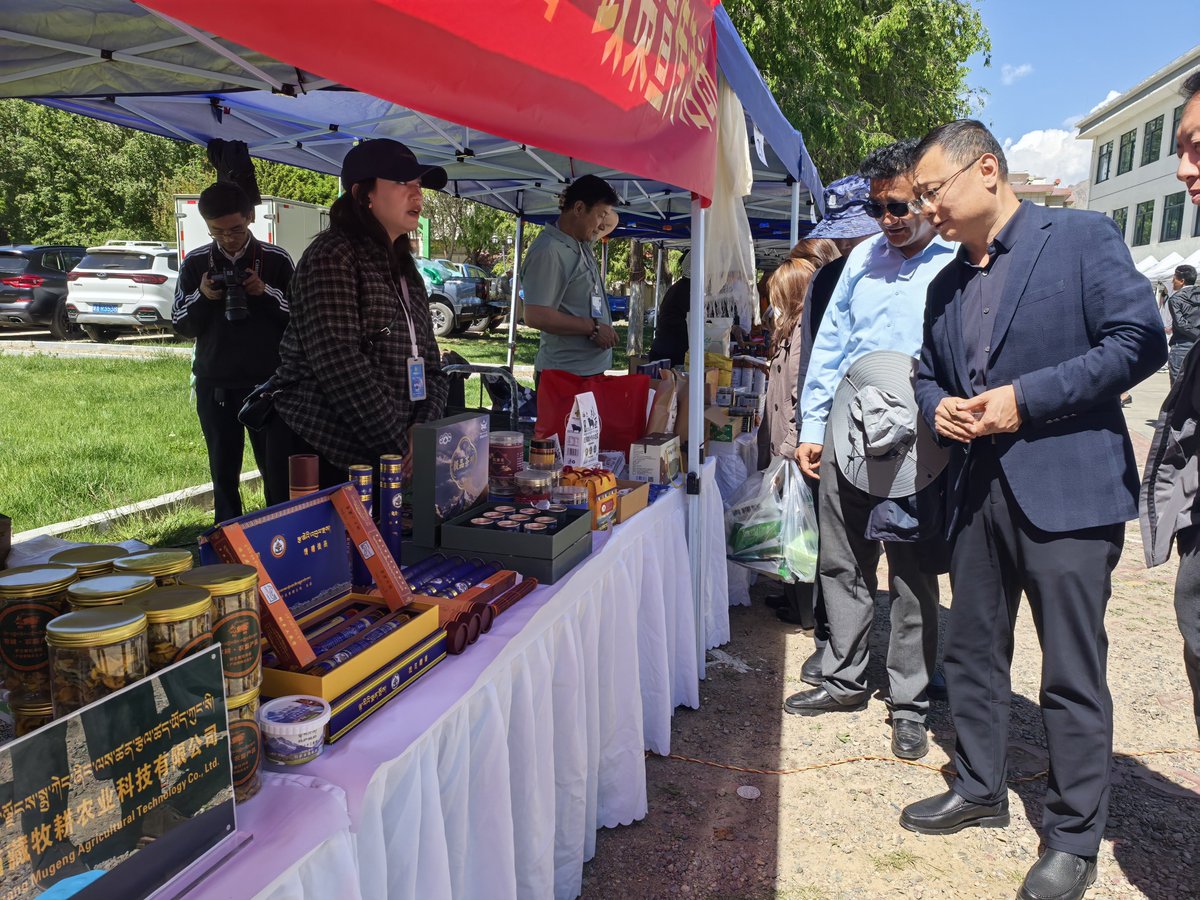 TibetNews11's tweet photo. Le #cooperative di approvvigionamento e commercializzazione offrono piattaforme per espandere i canali di vendita e aiutare i prodotti locali a raggiungere mercati più ampi, incrementando il reddito: la città di Aza, nella contea di Jiali, ha ottenuto risultati notevoli grazie alla partecipazione attiva alla fiera regionale delle cooperative di approvvigionamento e commercializzazione.