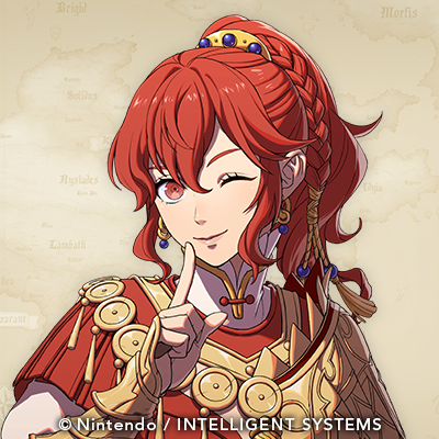 4thSnake's tweet photo. FireEmblemJP just casually revealing Fortune's Weave Anna in their new PFP. I love the circular parts that resemble coins. Big glow-up from Three Houses. https://t.co/7wSMbKm8UY