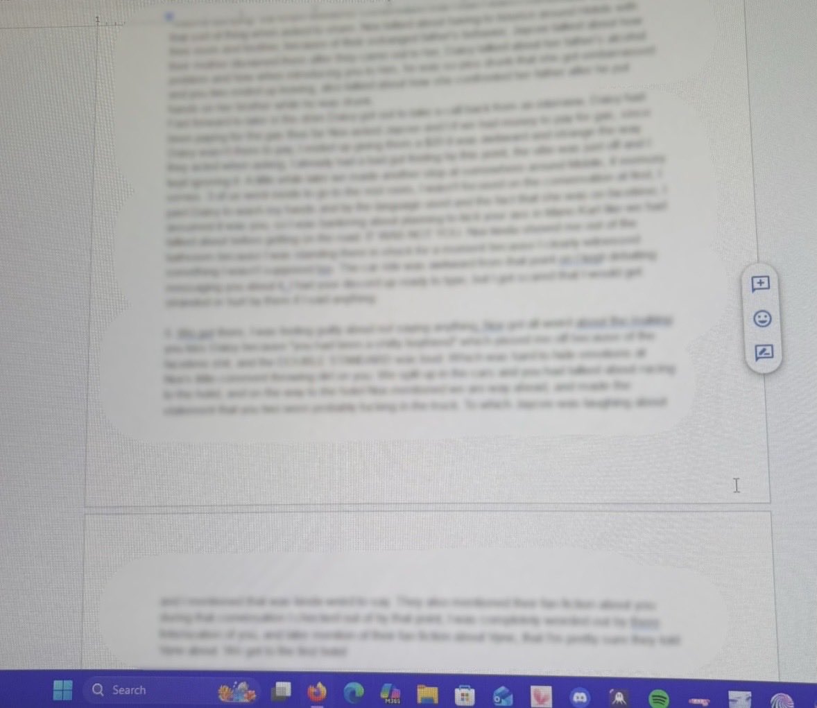 Delilah_VT's tweet photo. I’m now at 2 1/2 pages and I’m not even halfway through everything that happened, that I will be reading off. I reread texts for this, I opened my Venmo back up to verify amount I gave one of them, discord was the only thing I didn’t have that they deleted, it covers before Orlando, during Orlando, and 3 years after.