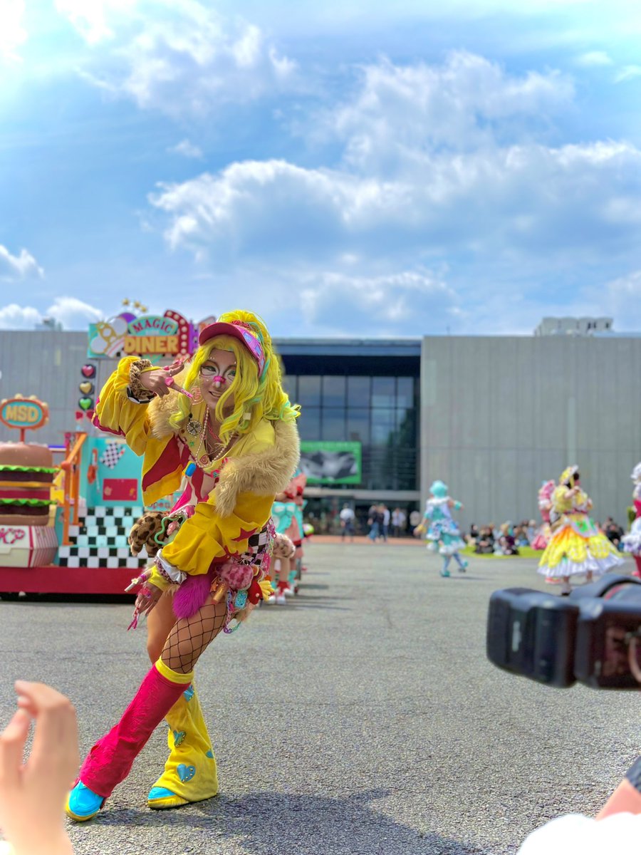 MAUBAME_1's tweet photo. 晴れ公演のあまりにも輝かしい最強₹˝ｬʓなビビたん🍟🍟🍟
 #mkp_2025 https://t.co/IxmdSTz1md