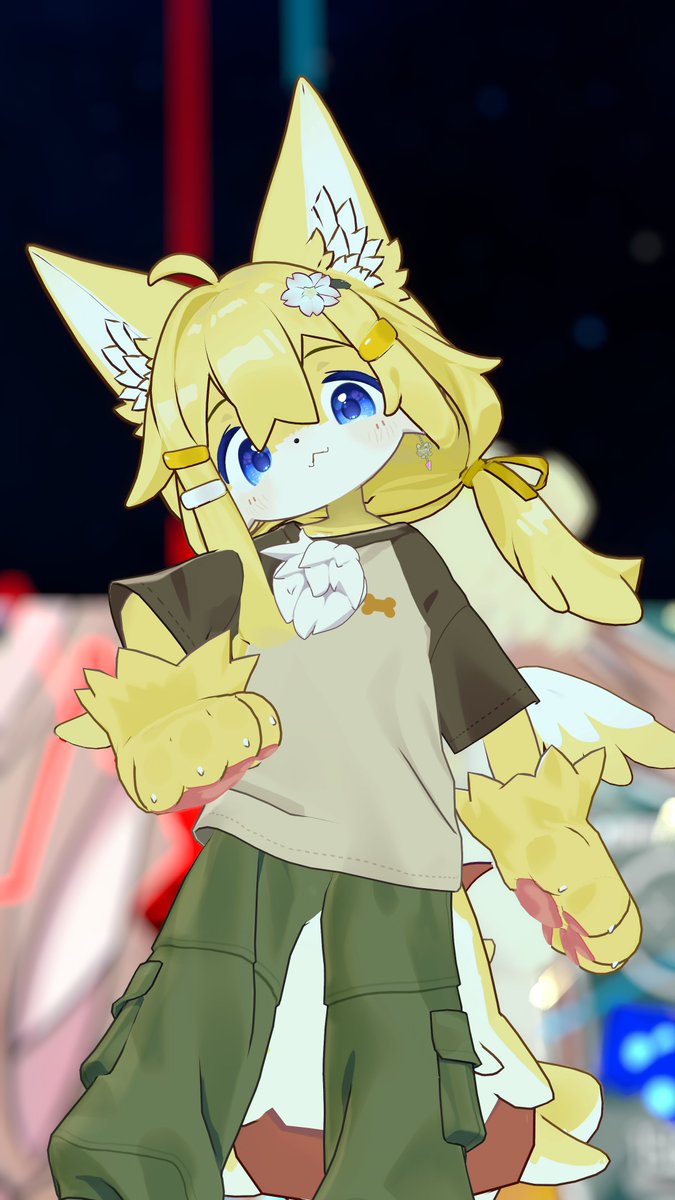 mirai_alice's tweet photo. おはよー!
#まめひなた #VRChat #paper_tracker https://t.co/q3IVsmPvZR