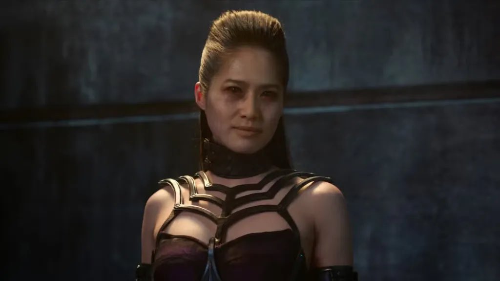 wreckingeorge's tweet photo. Sindel should’ve been treated better and given more screen time! She’s such a large character for the universe! You can’t give her just 3 mins out of 2 hours. All the rest is great.💙🪭Though Cage is a miscast. He’s not glamorous, flirty &amp; cocky. The actor tried his best though. https://t.co/yMNgYAqrnt