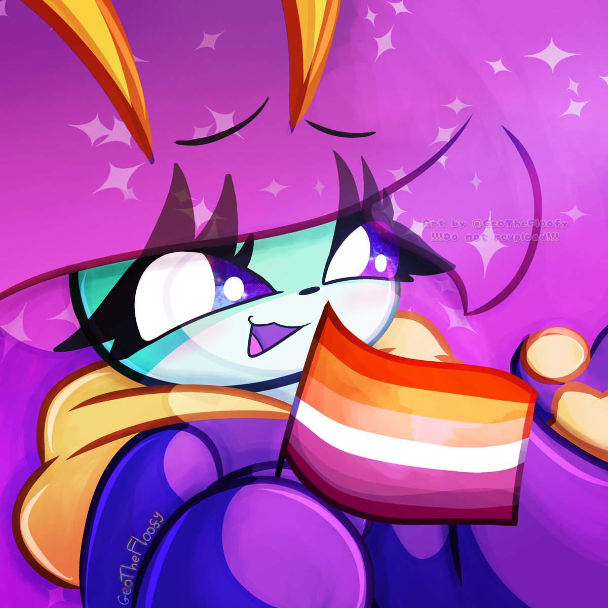 GeoTheFloofy's tweet photo. Happy Pride Month!! :D

#art #furry #cute #pridemonth #lesbian https://t.co/mABS31VX6s