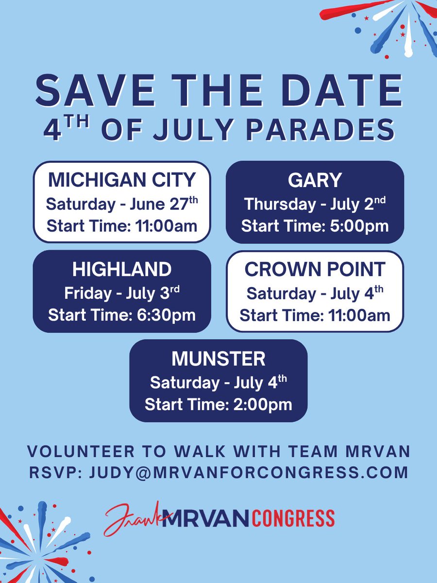 Frank Mrvan for Congress tweet media