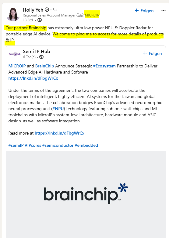 MIAM_Schwan's tweet photo. $BRN $BRCHF @BrainChip_inc #MICROIP
MICROIP will present its “AI Vehicle System Business Group” and innovations in the field of edge AI at COMPUTEX 2026.

MICROIP is a Taiwan-based market leader in ASIC design services, AI software, and IP licensing.
https://t.co/rmjqgholv9 https://t.co/KwRwVgYd0T