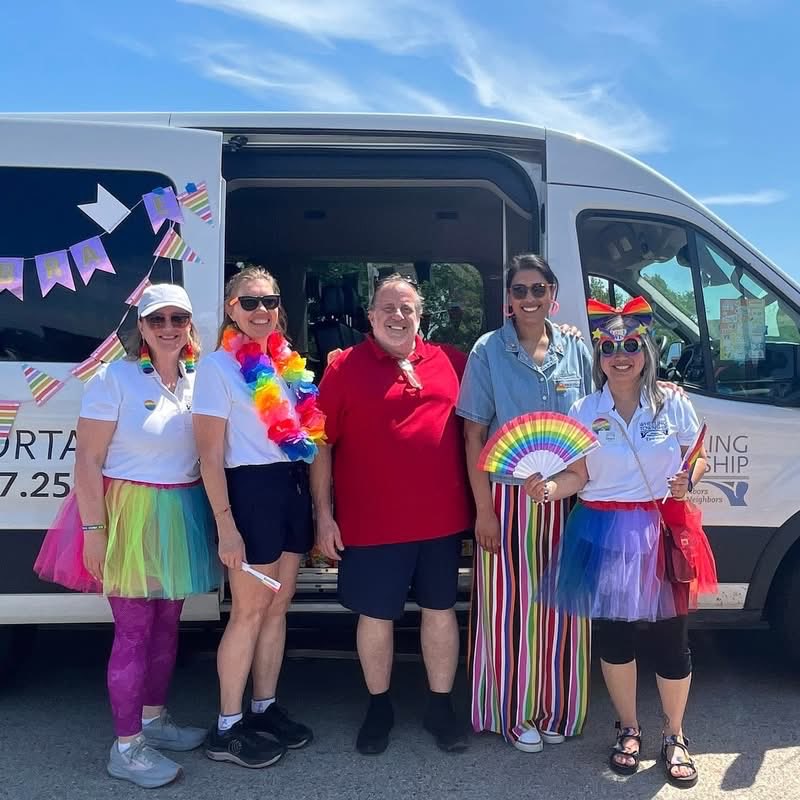 WheelingTwsp's tweet photo. Township Supervisor Maria Zeller Brauer, Board members and staff proudly participated in the Buffalo Grove Pride Parade, joining thousands of residents in a family friendly celebration of diversity and community. The Township was honored to support a welcoming community for all. https://t.co/UeAbea90sW