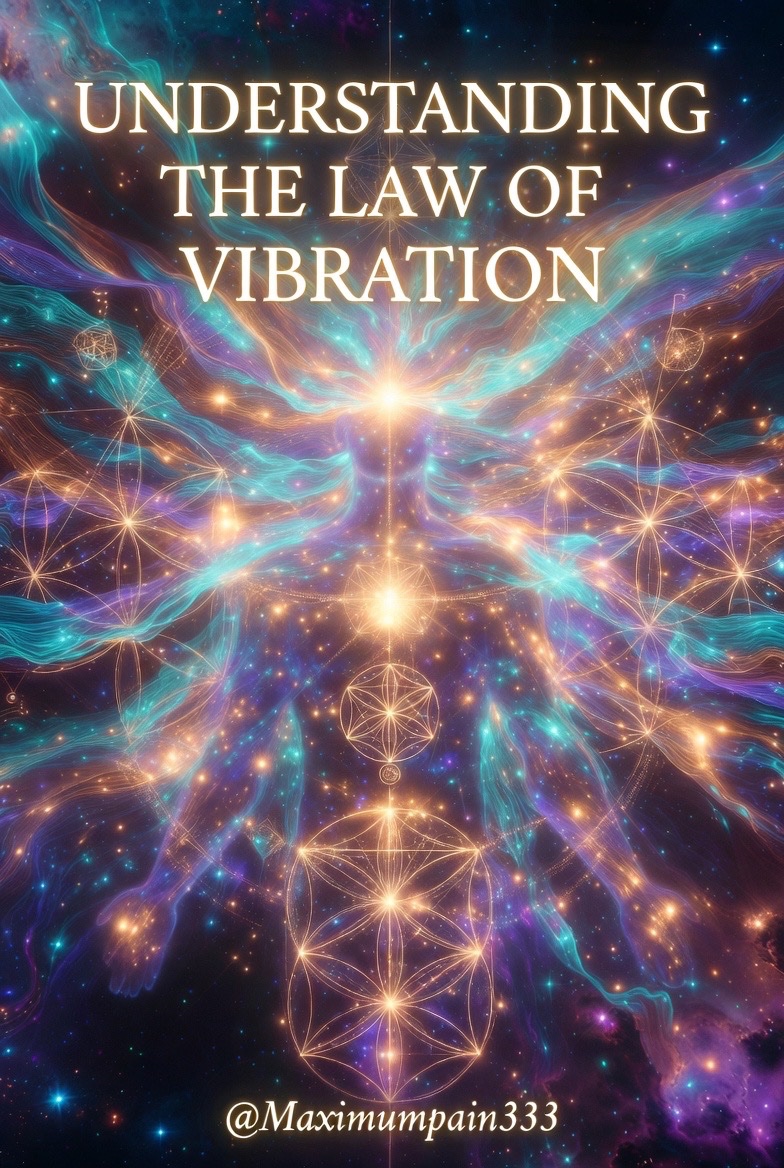 maximumpain333's tweet photo. UNDERSTANDING THE LAW OF VIBRATION

In the mystical realms of spirituality, the Law of Vibration stands as one of the foundational Universal Laws.

 It teaches that nothing rests — everything in the universe is in constant motion, vibrating at its own unique frequency. From the smallest atom to the grandest galaxy, from your fleeting thoughts to your deepest emotions, all is energy vibrating at different rates. 

This ancient Hermetic principle reveals that like attracts like through resonance. Your personal vibration — shaped by your mindset, beliefs, feelings, and intentions — acts as a magnet, drawing experiences, people, and opportunities that match its frequency. Low vibrations (fear, doubt, anger) pull in more of the same.

 High vibrations (love, gratitude, joy, peace) open the gates to abundance, synchronicity, and spiritual awakening. them.

How to Raise Your Vibration
•  Meditation & Breathwork — Quiet the mind and tune into higher frequencies.
•  Gratitude Practice — Shift your energy instantly by focusing on blessings.
•  Positive Affirmations & Visualization — Speak and see your desired reality as already vibrating within you.
•  Sound & Music — Use 432Hz frequencies, mantras, or singing bowls to harmonize your field.
•  Nature & Movement — Ground yourself and let the Earth’s natural rhythms recalibrate you.

The Law of Vibration is the hidden engine behind the Law of Attraction. Master your inner frequency, and you master the reality you experience. 

What you vibrate, you create.
Elevate your vibration today — the Universe is always listening. 

✨🙌🏽💫