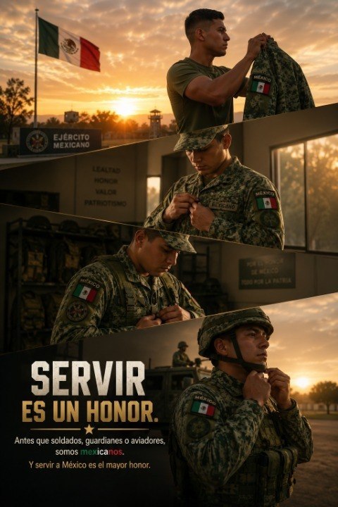 GilmarR41582838's tweet photo. #HéroesTricolor
Servir a la patria es un privilegio que se ejerce con disciplina, lealtad y responsabilidad. 🇲🇽 #OrgulloDeServir #EjércitoMexicano #GuardiaNacional https://t.co/5IaK9B0p0a
