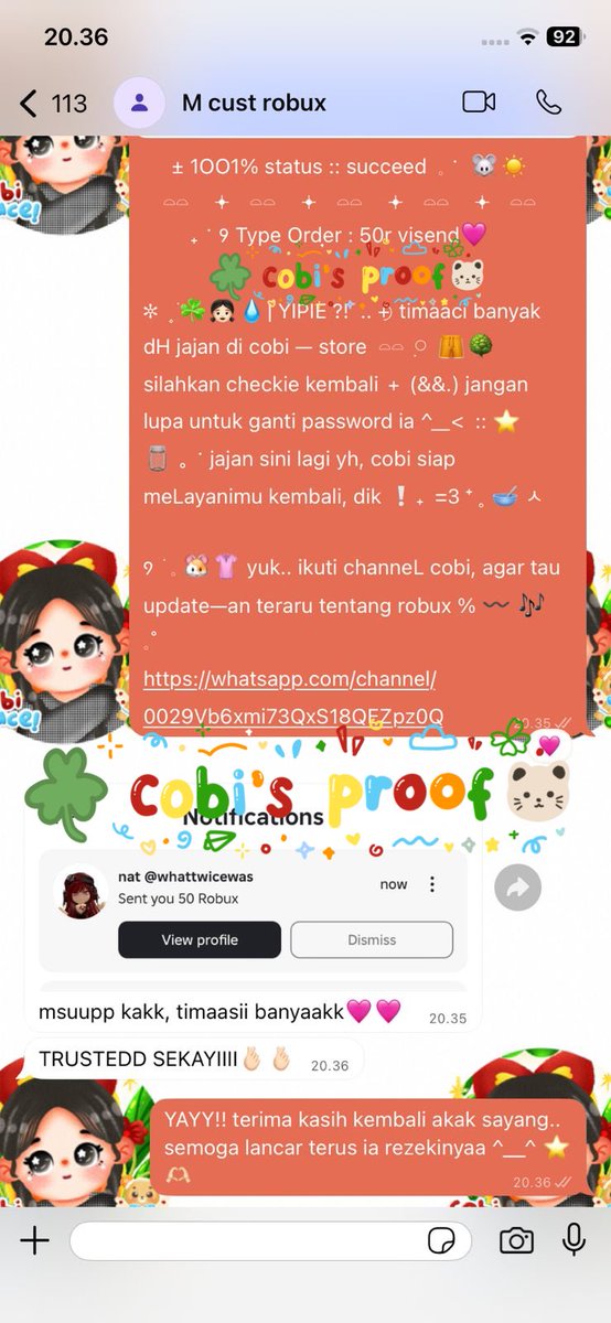 oosarage's tweet photo. ⠀
          🪄◝✩  proofs  by  cobi  🐛🍎 

𓇼  50r  robux  visend 
𓇼  300r  robux  visend
𓇼  150r  robux  visend

              𖤐  danke  saur  muchie  𖤐 ⠀⠀
              checkie  another  testi  on⠀⠀
                       https://t.co/q5o9kteCWw https://t.co/hATxW9O2qf