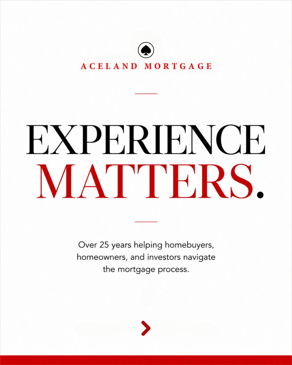 aceland_'s tweet photo. As one of the biggest financial decisions you'll ever make, choosing the right mortgage partner matters.

At Aceland Mortgage, we're committed to providing expert guidance, personalized solutions, and the confidence you need every step of the way.

Your goals. Our priority. https://t.co/RFikZz8yrS