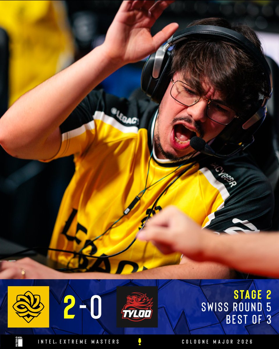 IEM's tweet photo. .@legacyggbr show no mercy as they destroy @tyloogaming on their way to Stage 3 of the #IEM Cologne Major 

13-7 Mirage
13-4 Inferno https://t.co/AIoGa4vxHa