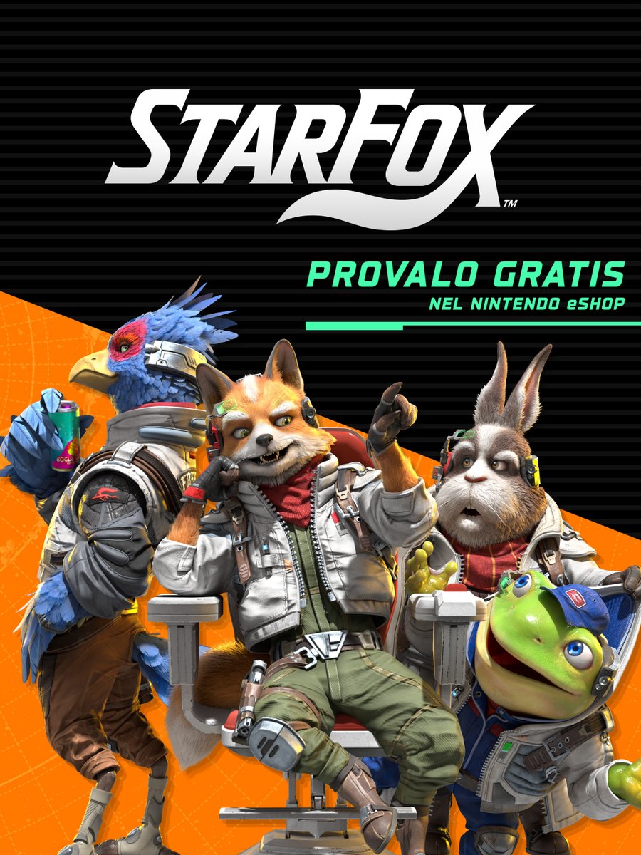 NintendoItalia's tweet photo. Fai rotta per il Sistema Lylat oggi stesso con la demo gratuita di #StarFox, disponibile ora!

Il gioco completo atterrerà il 25 giugno su Nintendo Switch 2.

Provalo gratis: https://t.co/UJU6n0e9J6 https://t.co/UDQgOzmb6K