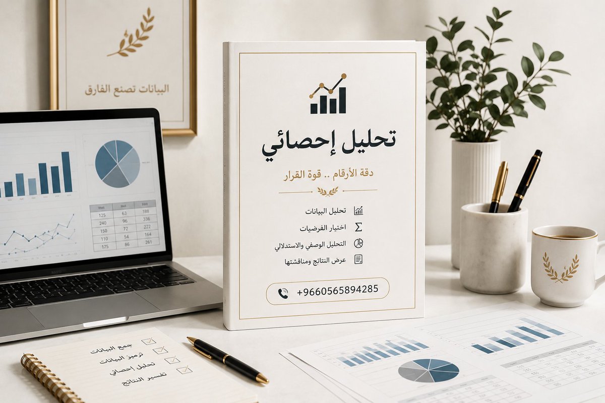 dd__oyyl's tweet photo. نحو تخرج مميز ونتائج أفضل!

نساعدك في إعداد:
🎓 مشاريع التخرج
📊 التحليل الإحصائي
📑 البحوث العلمية
📈 الاستبانات وتحليل البيانات
🎨 عروض البوربوينت الاحترافية

للتواصل والاستفسار:
https://t.co/TfHQm78q0P

#مشروع_تخرج #تخرج #بحث_علمي #ماجستير #طلاب_الجامعات https://t.co/Yc09Xqylza