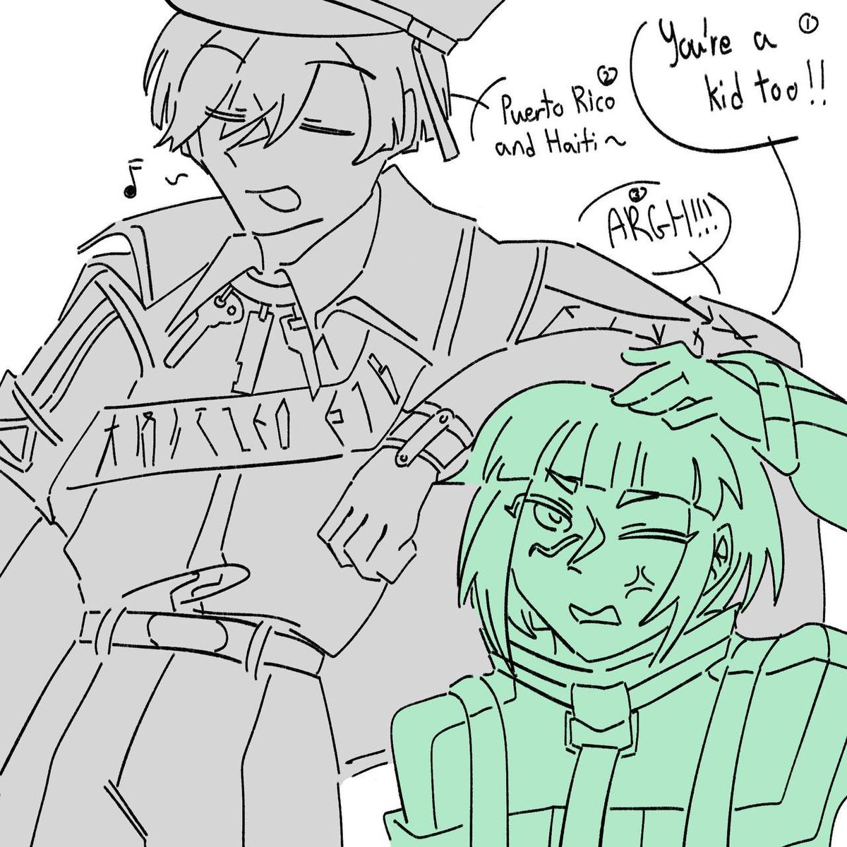 CaramelisedKanD's tweet photo. i need more snarky Es again, they were so fun in trial 1 i mourn them every day...

i also wanted to give a light-hearted spin to this interaction, it's just too funny not to https://t.co/vmuDqMUvwZ