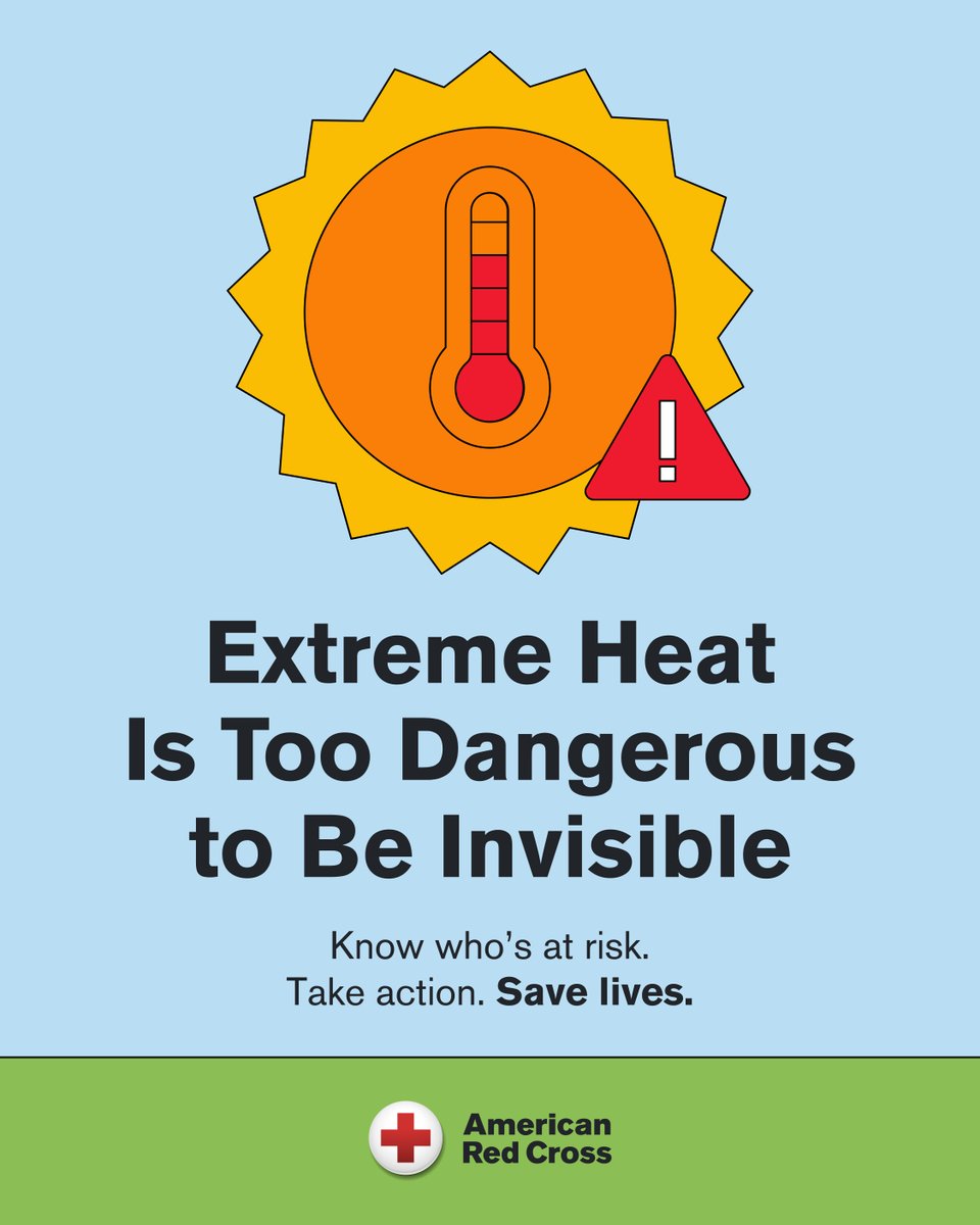BWLComm's tweet photo. Get ready for extreme heat by staying hydrated, staying cool and staying connected with your community. Get more tips on how to protect yourself and your loved ones: https://t.co/o0Um2vcdKc. https://t.co/YnuVXCN0tN