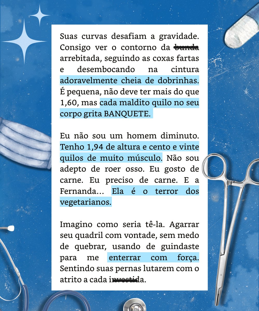 autoramamarche's tweet photo. Fernanda e Dr. Murilo de “Anatomia do Prazer” chegaram em versão física! A pré-venda pela @editora_venus vai até 30/06, não perde, hein? 🩵 https://t.co/E8ZT9zMw7I