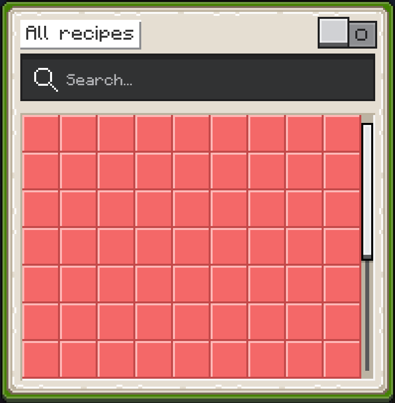 nipitare_'s tweet photo. Updated recipe book and crafting table screens in OreUI. https://t.co/vQb3Hq3GYI