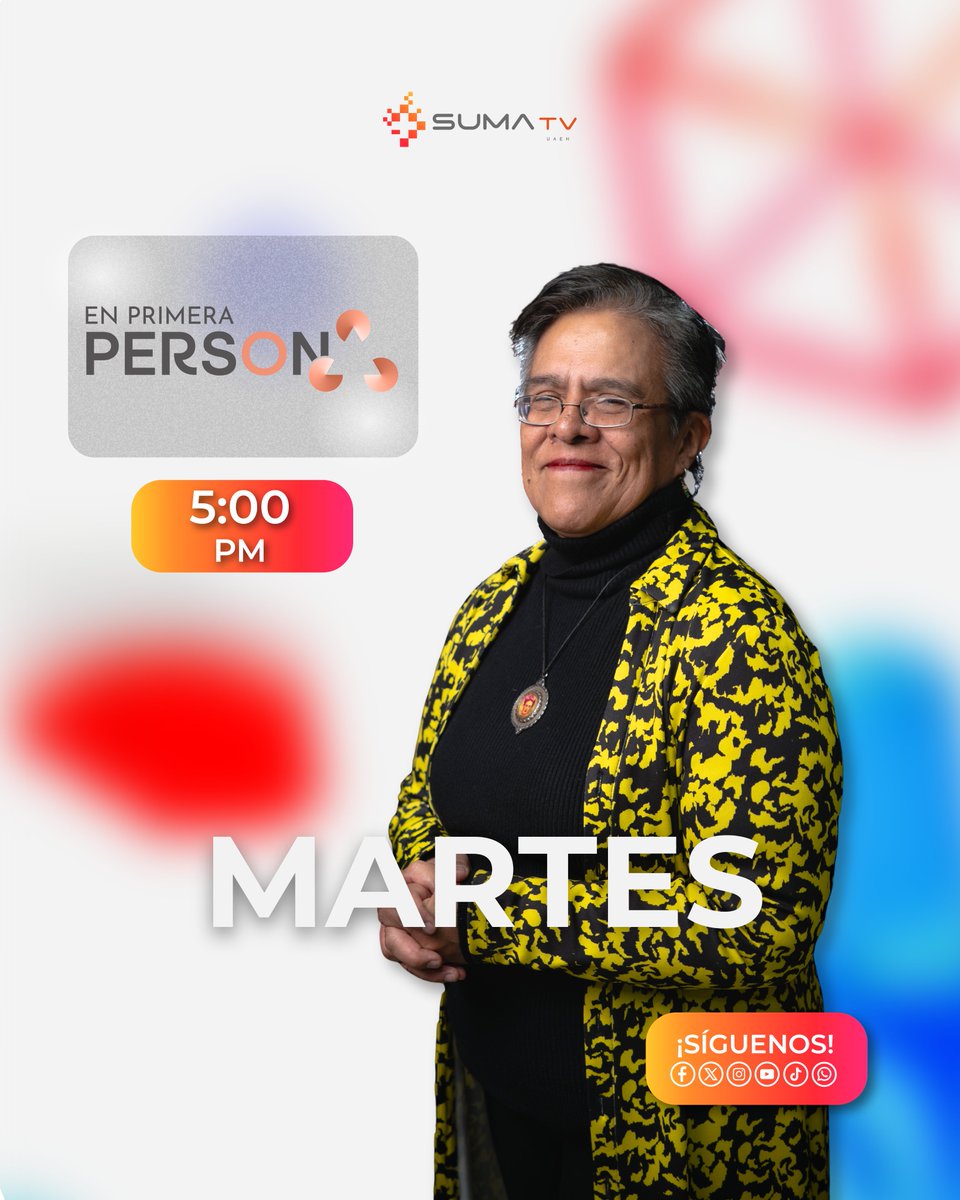 sumatvuaeh's tweet photo. #ParrillaSUMATV | ¡Tu martes se llena de ciencia, cultura y entretenimiento!✨ Dale un giro inteligente a tu tarde con la programación de la máxima casa de estudios de Hidalgo. 🧠
🌐 https://t.co/gTwV66WkIx 📍 Canal 13.1 📲 App: SUMA UAEH

#SUMATV #UAEH #Pachuca #TrecePuntoUno https://t.co/kg3QDZO8mF