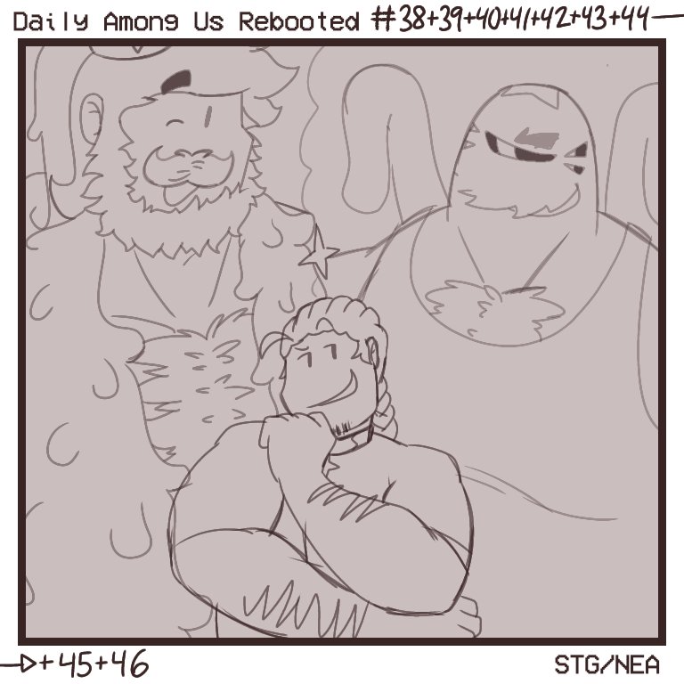 Neapollyice_'s tweet photo. Daily Among Us Rebooted!

DAYS 38-46 : QUEERS ALL ROUND! (Suggestive Warning on Day 38-42, and 45.)

Day 38 and 39 : SKETCHES!

ft. #vsimpostor, #ministorm, #geometrydash, #osc, #madnesscombat, #pridemonth, #t7yl/#servershutdown, #amongusshow https://t.co/UgyhLTrFqM