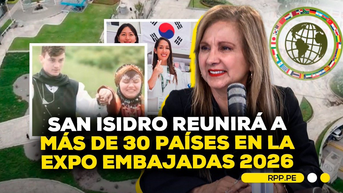 RPPNoticias's tweet photo. 🌍🍽️ La alcaldesa de San Isidro, Nancy Vizurraga, invita a la ciudadanía a la tercera edición de la Expo Embajadas, que se realizará del 10 al 12 de junio en el Parque Andrés Avelino Cáceres. El evento reunirá a más de 30 países con muestras gastronómicas, presentaciones culturales, oportunidades de becas, ofertas laborales y propuestas turísticas para todo el público.

👉 https://t.co/wd2UKJbVvs
#ADNRPP