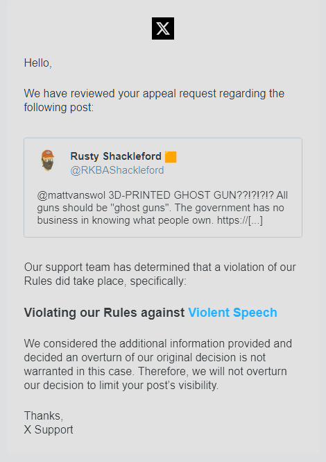 RKBAShackleford's tweet photo. Hey @support, your "Support team" is run by retards then. Even your own bot disagrees with you.

@elonmusk when did you let this site return to being woke libtard shit?

https://t.co/AwVMbD6awF https://t.co/bDTQw5zlOF