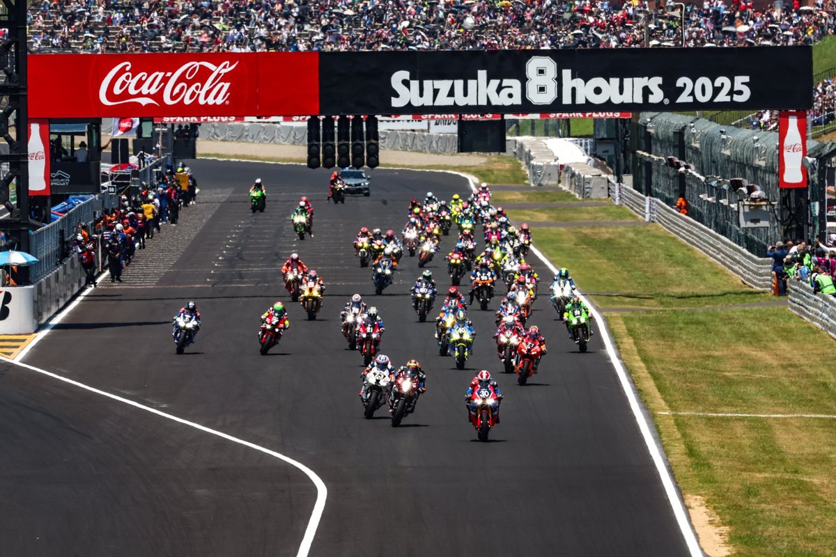 AlessioPiana130's tweet photo. #Suzuka8hours #鈴鹿8耐 #FIMEWC 

2026 Suzuka 8 hours Provisional Entry List

0 - Team Suzuki CN Challenge - Suzuki GSX-R 1000R - Takuya Tsuda/Ryo Mizuno/Etienne Masson (Experimental)

1 - YART Yamaha Official EWC Team - Yamaha YZF-R1 - Karel Hanika/Marvin Fritz/Leandro Mercado (EWC)

3 - SANMEI Team TARO PLUSONE with SDG - BMW M 1000 RR - Taro Sekiguchi/Tatsuya Nakamura/Keisuke Tanaka (EWC)

4 - Tati Team AVA6 Racing - Honda CBR 1000RR-R - Hugo Clere/Mike Di Meglio/Isaac Vinales (EWC)

5 - F.C.C. TSR Honda France - Honda CBR 1000RR-R - Alan Techer/Corentin Perolari/John McPhee (EWC)

6 - ERC Endurance - BMW M 1000 RR - Marcel Schrotter/Kenny Foray/Jan Ole Jahnig (EWC)

8 - Team Bolliger Switzerland - Kawasaki ZX-10R - Nico Thoni/Alex Toledo/Xavier Artigas (EWC)

11 - Kawasaki Webike TRICKSTAR - Kawasaki ZX-10RR - Roman Ramos/Christian Gamarino/Gregory Leblanc (EWC)

12 - Yoshimura SERT Motul - Suzuki GSX-R 1000R - Gregg Black/Dan Linfoot/Cocoro Atsumi (EWC)

17 - Astemo Pro Honda SI Racing - Honda CBR 1000RR-R - Kohta Nozane/Taiga Hada/Kohta Arakawa (EWC)

19 - Team TATARA Aprilia - Aprilia RSV4 1100 Factory - Kazuki Watanabe/Ruka Wada/Akito Haga (Superstock)

20 - Honda Suzuka Racing Team - Honda CBR 1000RR-R - Yuki Sugiyama/Genki Nakajima/Ben Young (EWC)

21 - Yamaha Factory Racing Team - Yamaha YZF-R1 - Katsuyuki Nakasuga/Jack Miller/Andrea Locatelli (EWC)

23 - KRP SANYO KOGYO & RS-ITOH - Kawasaki ZX-10R - Yuto Sano/Katsuto Sano/Riku Sugawara (EWC)

25 - Team Étoile - BMW M 1000 RR - Hikari Okubo/Motoharu Ito/Kaito Toba (Superstock)

26 - Verity & fenice with KIRINJISHI - Yamaha YZF-R1 - Mitsuhiro Kuno/Shota Yokoyama/Minoru Sato (EWC)

27 - TRT27 AZ Moto - Honda CBR 1000RR-R - Tom Ward/Eemeli Lahti/Tom Oliver (Superstock)

29 - DOGHOUSE & TRIPOINT FUCHS Silkolene - Suzuki GSX-R 1000R - Keita Iwatani/Eisuke Samura/Toshiharu Oosuka (EWC)

30 - Honda HRC - Honda CBR 1000RR-R - Takumi Takahashi/Jonathan Rea/Somkiat Chantra (EWC)

31 - Team Sugai Racing Japan - Honda CBR 1000RR-R - Yoshiyuki Sugai/Yasuhiro Matsukawa (EWC)

36 - 3ART Best of Bike Hamaguchi - Yamaha YZF-R1 - Lucas Mahias/Loic Arbel/Robin Mulhauser (Superstock)

37 - BMW Motorrad World Endurance Team - BMW M 1000 RR - Markus Reiterberger/Steven Odendaal/Michael van der Mark (EWC)

38 - Champion HERT powered by MRP - BMW M 1000 RR - Balint Kovacs/Jan Buhn/Loris Cresson (Superstock)

40 - Team ATJ with NTT docomo Business - Honda CBR 1000RR-R - Satoru Iwata/Kohki Suzuki/Takuma Kunimine (EWC)

41 - Dafy Kaedear RAC41 Honda - Honda CBR 1000RR-R - Takeshi Ishizuka/Diego Poncet/Kevin Manfredi (Superstock)

43 - SANRIO CHARACTERS x Honda Kumamoto Racing - Honda CBR 1000RR-R - Kazuhiro Kojima/Yosuke Ide (Superstock)

45 - SHINSYU RE:N with TOTEC - BMW M 1000 RR - Hinata Nakajima/Kyosuke Okuda/Isami Higashimura (EWC)

46 - Motorcycles 27 EJ YIC - Honda CBR 1000RR-R - Tsuna Nishinaka/Atsushi Kawaguchi/Takashi Maekawa (Superstock)

49 - REVO-M2 - Aprilia RSV4 1100 Factory - Kevin Calia/Simone Saltarelli/Flavio Ferroni (Superstock)

50 - MARUMAE Team KODAMA - Yamaha YZF-R1 - Yuta Kodama/Max Stauffer (EWC)

51 - Honda Hamamatsu ESCARGOT RT with DREAMO - Honda CBR 1000RR-R - Takumi Fukuda/Eric Granado/Shuu Yamato (Experimental)

52 - NCXX Racing with Riders Club - Honda CBR 1000RR-R - Tetsuta Nagashima/Yudai Kamei/Yuta Date (Superstock)

56 - Team KOHSAKA & Takahon Racing - Honda CBR 1000RR-R - Tatsuya Yamaguchi/Rui Kusu/Toshiki Sawamura (Superstock)

57 - HIMEJI NICHIRIN Racing - Yamaha YZF-R1 - Masaki Adachi (Superstock)

58 - Moto Win Racing - Honda CBR 1000RR-R - Keisuke Tsukahara/Yutaka Murase/Shingo Suzuki (Superstock)

59 - Team BabyFace Titanium Power - Yamaha YZF-R1 - Kazuma Tsuda (EWC)

62 - Grillini Racing Team - Kawasaki ZX-10R - Brandon Cretu/Bram Lambrechts/Stefano Boselli (EWC)

64 - Kawasaki Plaza Racing Team - Kawasaki ZX-10R - Ryosuke Iwato/Gun Mie/Yosuke Nakayama (Superstock)

65 - Motobox Kremer Racing by 321 - Yamaha YZF-R1 - Twan Smits/Lennox Lehmann/Dirk Geiger (EWC)

71 - Team SAKURAI Honda - Honda CBR 1000RR-R - Kazuki Ito/Daijiro Hiura (EWC)

73 - SDG Team HARC-PRO Honda - Honda CBR 1000RR-R - Yuki Kunii/Teppei Nagoe/Keito Abe (EWC)

76 - AutoRace Ube Racing Team - BMW M 1000 RR - Naomichi Uramoto/Sylvain Guintoli/Hannes Soomer (EWC)

77 - Wojcik Racing Team SST - Yamaha YZF-R1 - Oscar Gutierrez/Jordi Torres/Gabriele Giannini (Superstock)

78 - Honda Blue Helmets MSC Kumamoto & Asaka - Honda CBR 1000RR-R - Hiromasa Okada/Kei Tomie/Aki Ito (EWC)

83 - Team38 - Kawasaki ZX-10R - da annunciare (Superstock)

88 - Honda Asia Dream Racing with Astemo - Honda CBR 1000RR-R - Nakarin Atiratphuvapat/Khairul Idham Pawi/Adenanta Putra (EWC)

93 - TONE Team4413 BMW - BMW M 1000 RR - da annunciare (Superstock)

95 - S-PULSE Dream Racing Suzuki - Suzuki GSX-R 1000R - Sho Nishimura (EWC)

99 - ELF Marc VDS Racing Team/KM99 - Yamaha YZF-R1 - Randy de Puniet/Florian Marino/Alessandro Delbianco (EWC)

111 - Team Matsunaga KDC x GEARS - Yamaha YZF-R1 - Takumi Hane/Takatsugu Sakai/Masahiko Arakawa (EWC)

112 - Honda Tochigi Racing & Kouyoukai Dream Racing Team - Honda CBR 1000RR-R - da annunciare (Experimental)

711 - BAKUON!! Team NAGANO & Y.S.S. RD - Yamaha YZF-R1 - Shigenori Sakurayama/Yuki Ito (EWC)

828 - Team Frontier - BMW S 1000 RR - Azlan Shah Kamaruzaman/Ryosuke Katahira/Sho Hasegawa (EWC)