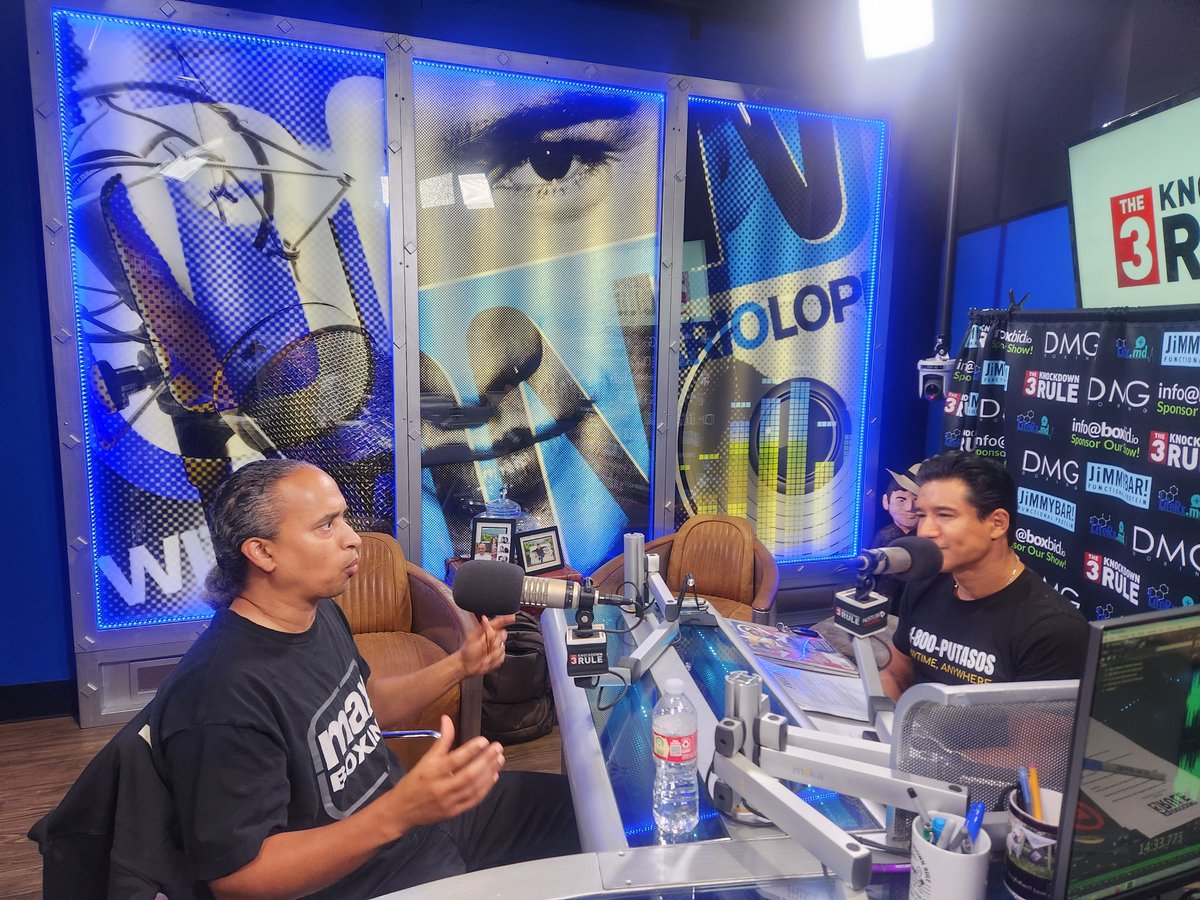 SteveKim323's tweet photo. this week @3KRpodcast with @mariolopezviva and I will be released at high noon(PT). This week @ringmagazine editor @dougiefischer is back in-studio!... @HUSTLERCASINOLA @boxbidio @VitoGlazers @liferxmd_inc #boxing @jimmybars @PlayUndisputed https://t.co/aqbU1owMuy