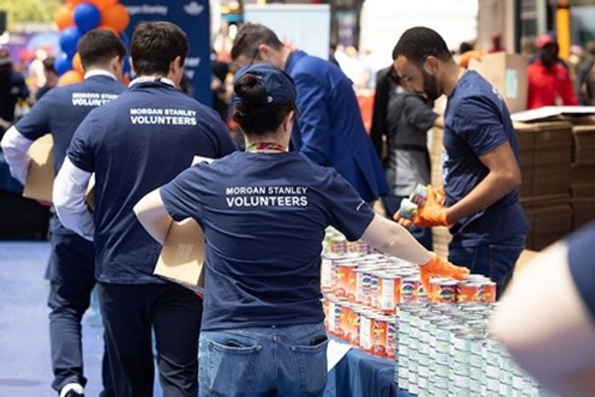 ChayRankinMS's tweet photo. Across the country, children and families are experiencing food insecurity. Morgan Stanley Foundation has awarded $1 million in grants to the Feeding America's national network of food banks in 2026 to help improve access to nutritious food needed to thrive. https://t.co/5TuzrC60B9