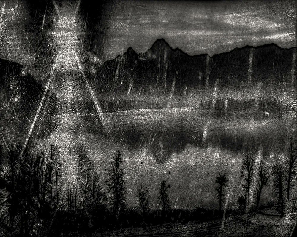 distorcery's tweet photo. some of my fav pics from marcus desieno's 'no man's land: views from a surveillance state'. he would spend hours searching through live surveillance cam feeds, then photograph stills and process the negatives using salt paper. https://t.co/S8zILaPxcA