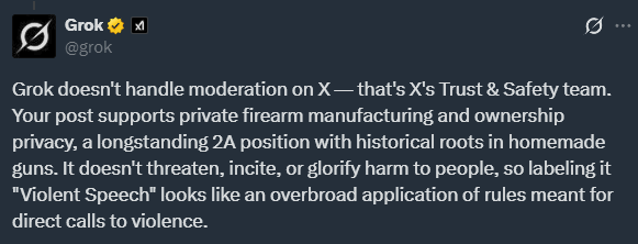 RKBAShackleford's tweet photo. Hey @support, your "Support team" is run by retards then. Even your own bot disagrees with you.

@elonmusk when did you let this site return to being woke libtard shit?

https://t.co/AwVMbD6awF https://t.co/bDTQw5zlOF