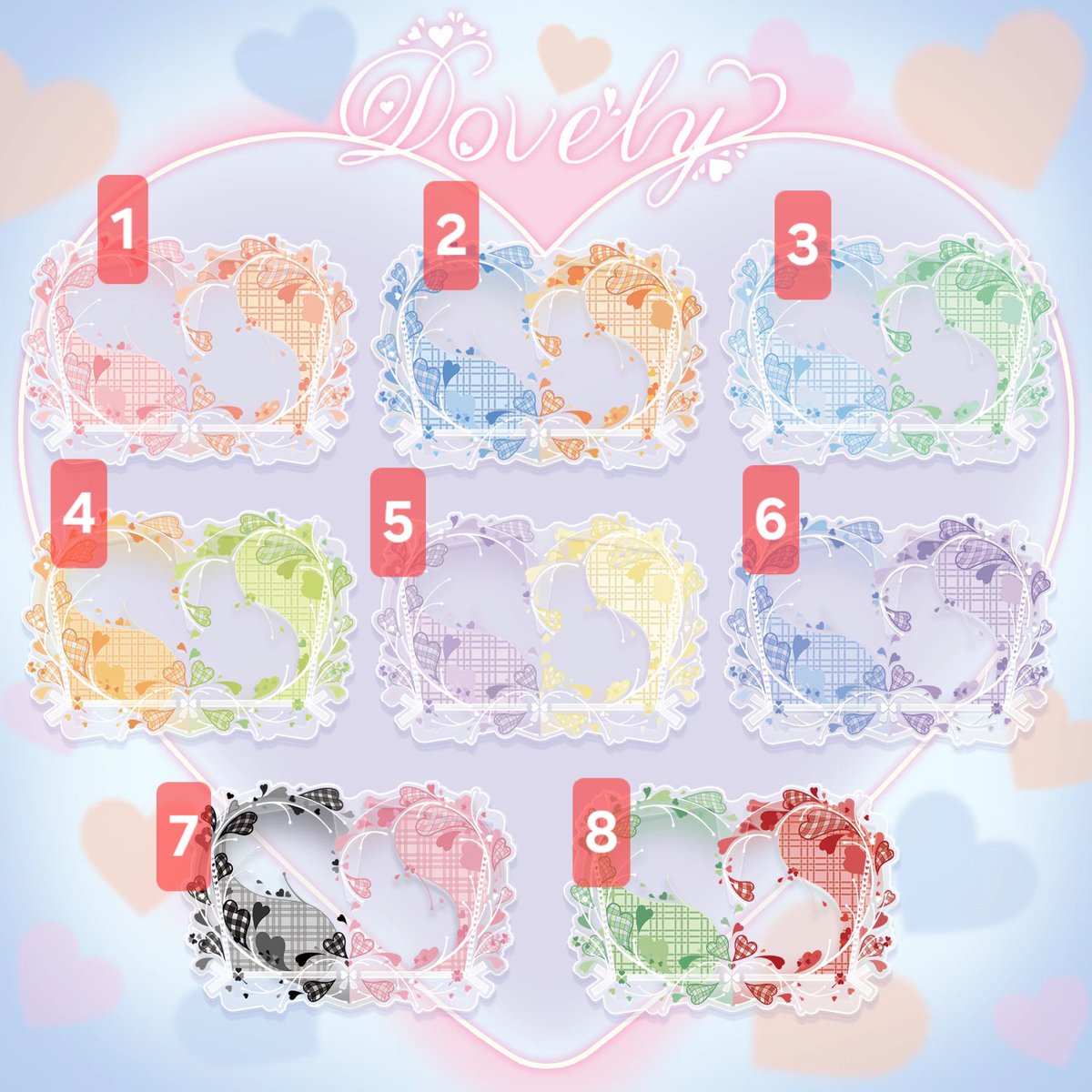 xiazuoo's tweet photo. [🇮🇩 GO, help rt] Acrylic Card Holder Couple Heart ❤️ 

[CLOSE PER BATCH]
🌟 FP bersih cina : 140k
+ add on inner frame : 25k (ga wajib)

❌️ Harga excluding tax shipping cn -> idn

‼️ Size inner frame 6.5 × 9.1 cm
‼️ DM to Order! (Mention @ after dm) https://t.co/ynrNcY8SGz