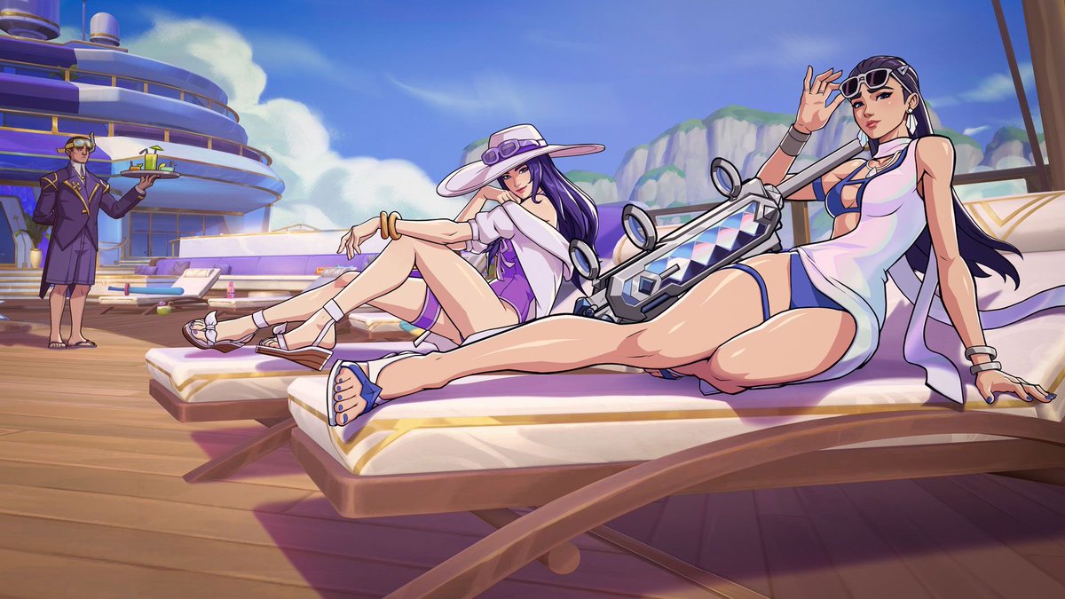 2XKOIntel's tweet photo. Pool Party Nights Megabundles 

3 separate mega bundles for Ahri, Caitlyn and Darius! Each includes the Pool Party and Pool Party Nights skin for their respective champion and much more. 

Available for purchase for a limited time starting June 9, and may be available to purchase through other means at a later date.