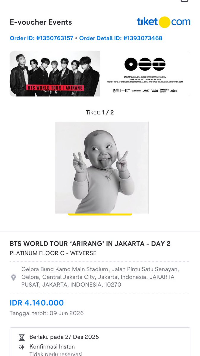 mnjjk_'s tweet photo. YATUHAN AKU LIAT BANGTANNN!🥹💜💜 makasiih tuhaannn!😭💜 https://t.co/mcRDxgzxcR