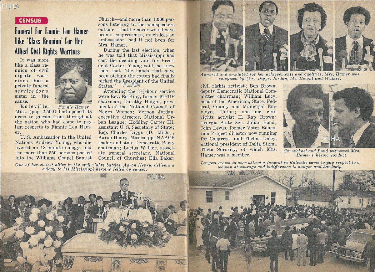 JaeJew's tweet photo. @TheKingCenter Fannie Lou Hamer, one of this nation's MOST noted Civil Rights Hero's,  paid a VERY MASSIVE HEAVY price that should force EVERY decent and educated ethnic persons to RUN to voting booths on EVERY election and vote!   THE PRICE WAS TOO HIGH for us to ignore the sacrifices of many! https://t.co/HulJ8rgvfV