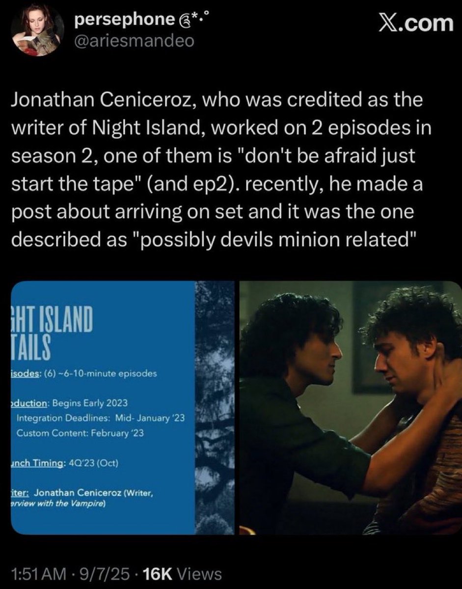 ariesmandeo's tweet photo. the fact that the night island is actually going to happen, and the writer of ep5 is the one working on it, dmers, armandlings never lose https://t.co/ij2tfnxiMk