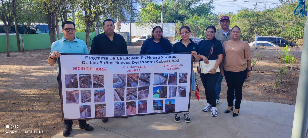 Cobaes221's tweet photo. 🏫 En COBAES22 realizamos la entrega oficial de la estructura de los nuevos baños, obra realizada a través del programa #LaEscuelaEsNuestra.

Un logro gracias al seguimiento de padres de familia, docentes y directivos. ¡Seguimos construyendo mejores espacios para los estudiantes! https://t.co/1rsJRKtyHO