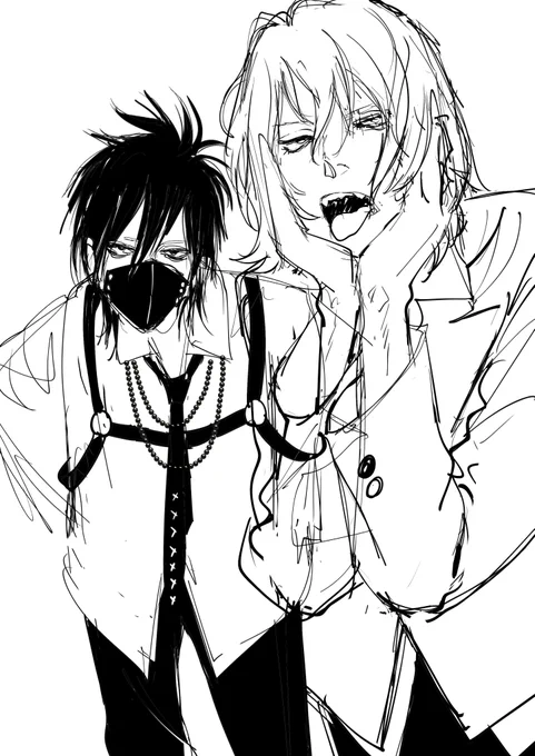 元絵とラフ