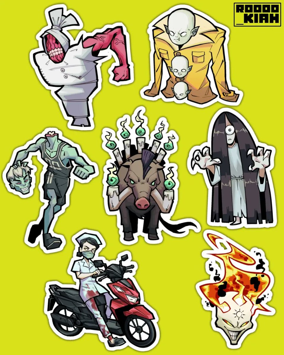 roooo_kiah's tweet photo. Indonesian Ghost Sticker designs!
more coming in the catalogue

#pocong #setan #setanindo #art #horror #illustration https://t.co/NOGfLrTtM9
