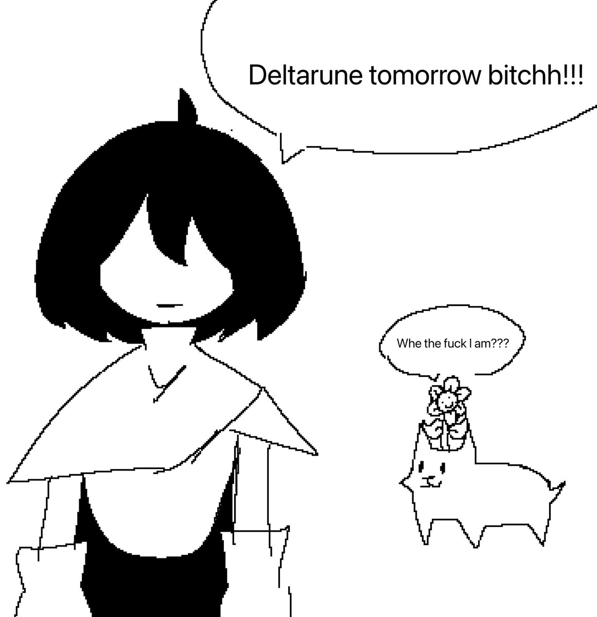 Delta_Kristal's tweet photo. #deltarunetomorrow june 24th... https://t.co/ZxxjrZbDMq