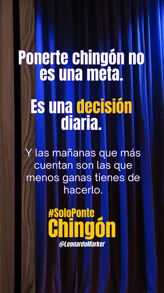 LeonardoMarker's tweet photo. La motivación es inestable.
 La decisión no tiene por qué serlo.

#SoloPonteChingón https://t.co/akb5lK1nJk