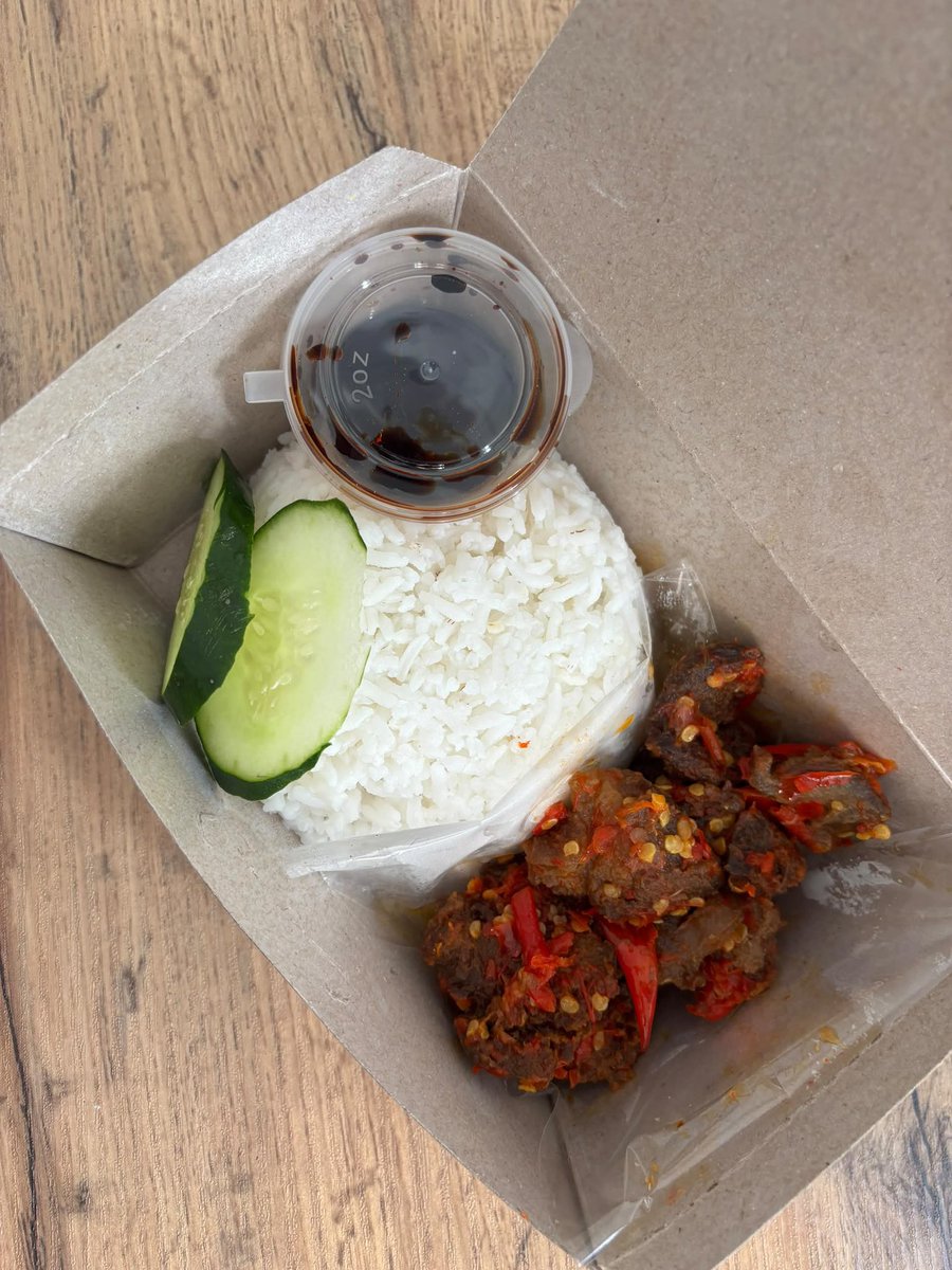 Dapurwanchop's tweet photo. Terima kasih yang buat order untuk hari ni yaa . 
Dapurwanchop keluarkan menu baru resepi khas dari KA .

Nasi putih daging balado https://t.co/0YKTv9OpgW